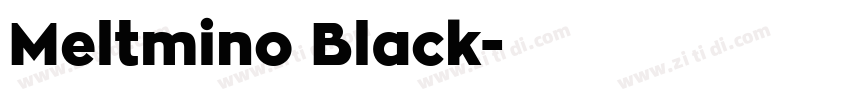 Meltmino Black字体转换